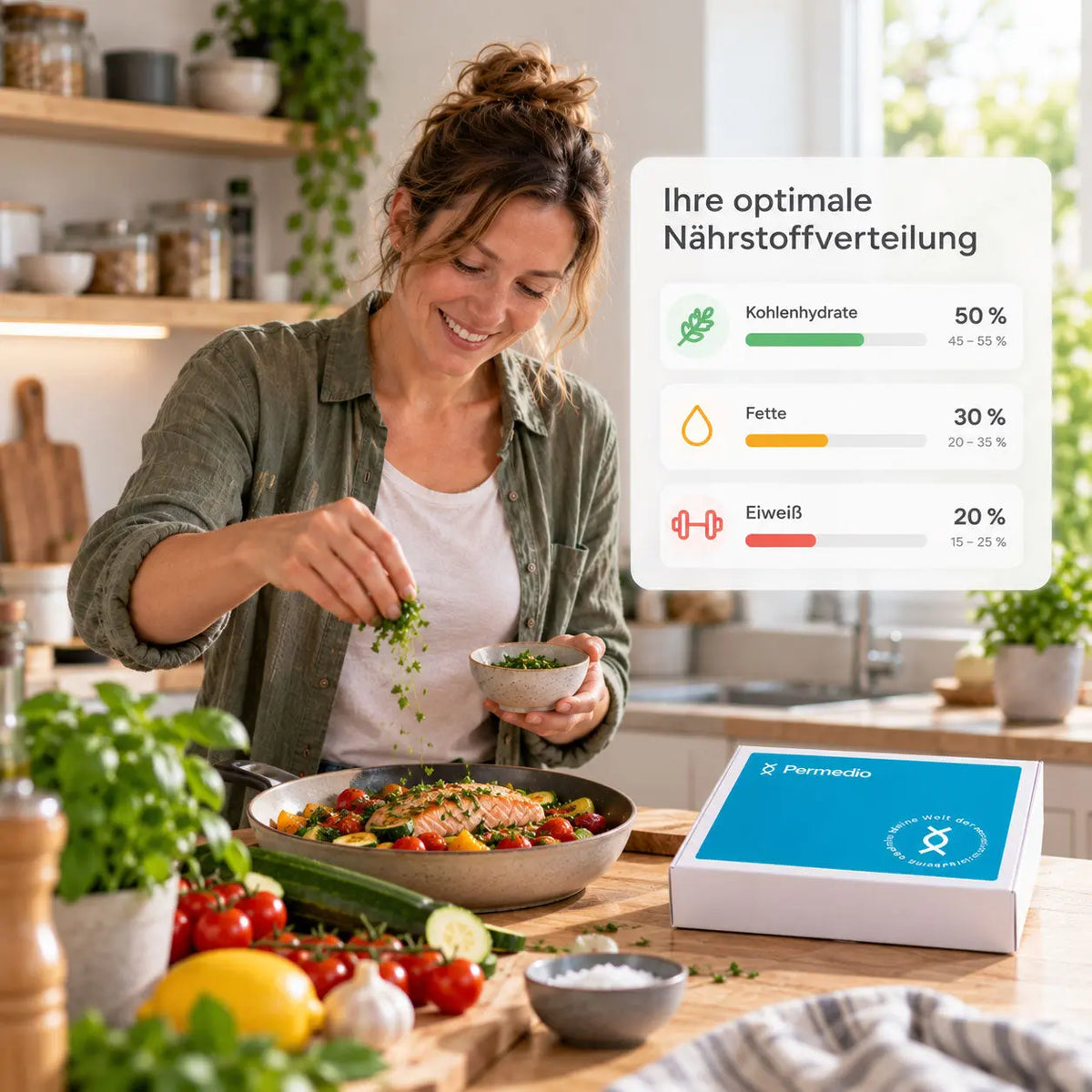 LifestyleCheck Diät & Ernährung | Gewicht & Körperfett Permedio Genetik