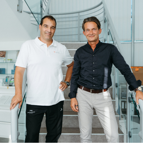DI Gregor Högler und Stefan Grubhofer
Vorstände Leistungssport Austria und Kooperationspartner von Permedio