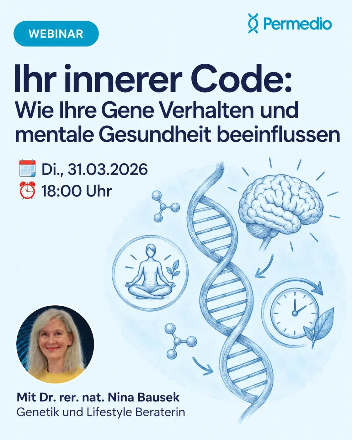 Ihr innerer Code: Wie Ihre Gene Verhalten und mentale Gesundheit beeinflussen