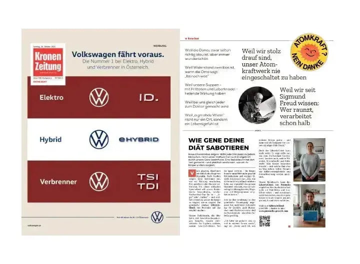 Kronen Zeitung, wie Gene deine Diät sabotieren 