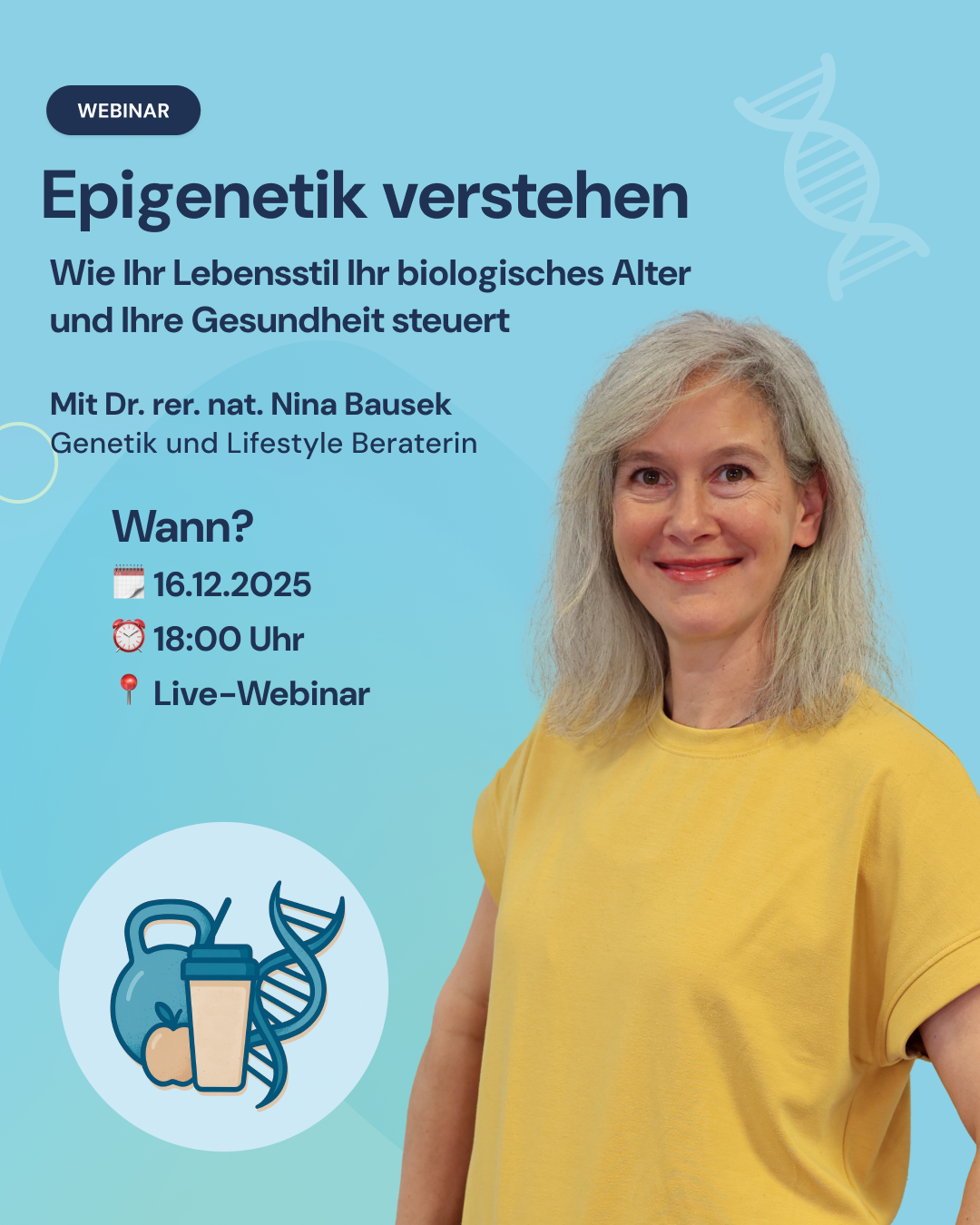 Epigenetik verstehen: Wie Ihr Lebensstil Ihr biologisches Alter und Ihre Gesundheit steuert