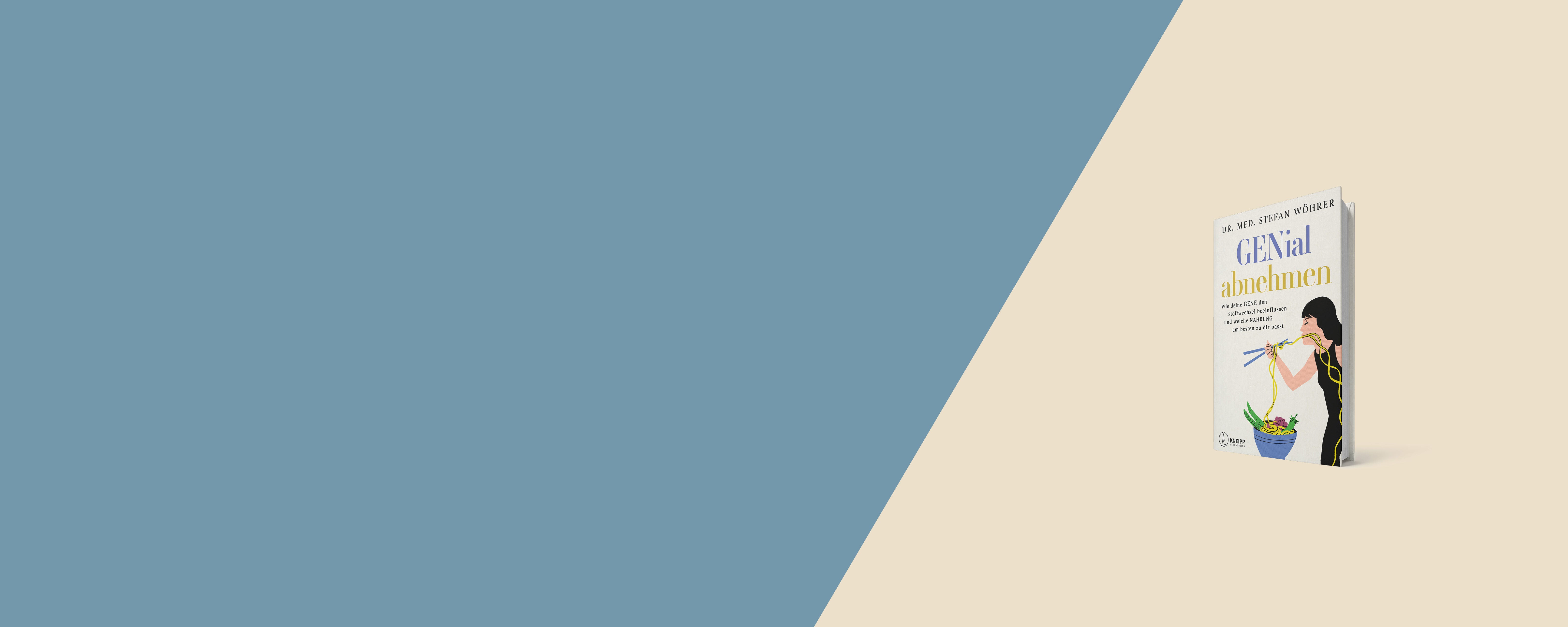 Banner GENial abnehmen Buch Dr. Stefan Wöhrer