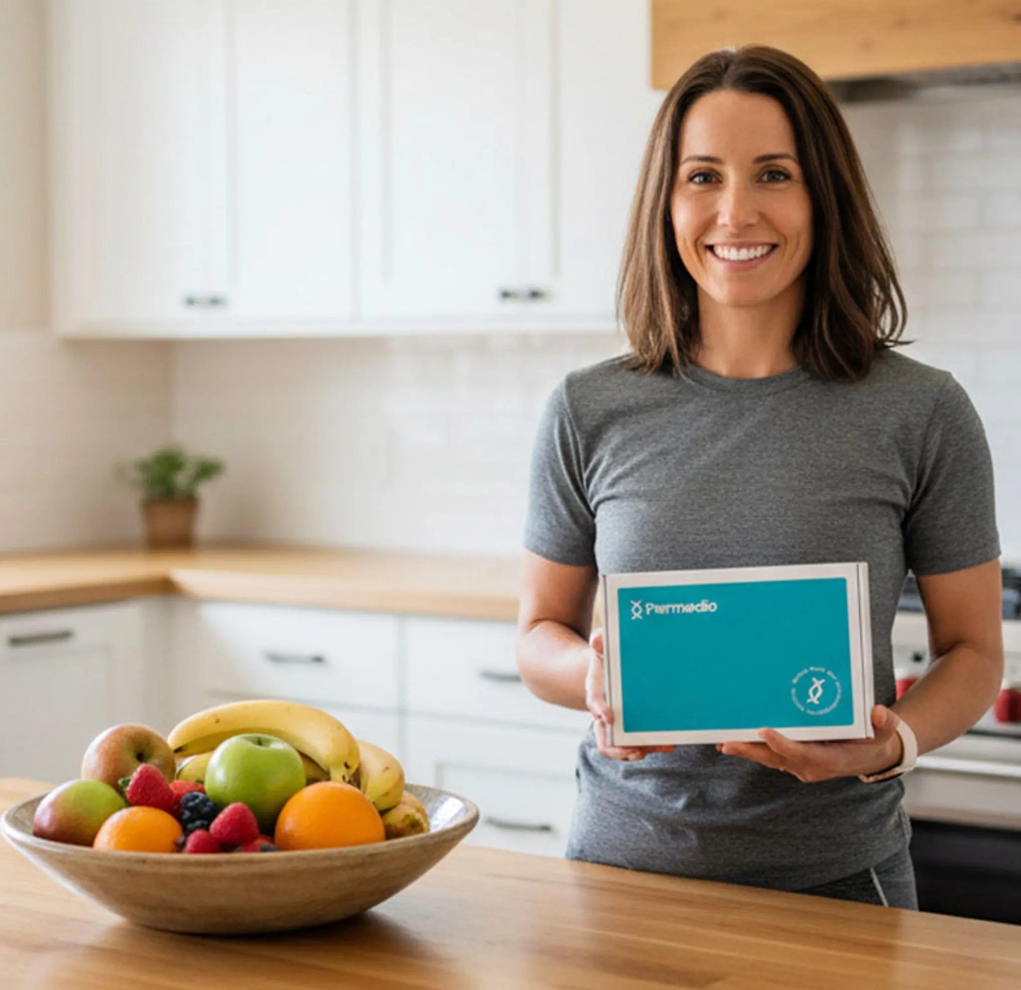 Frau die das Permedio LifestyleCheck Paket Diät und Ernährung 