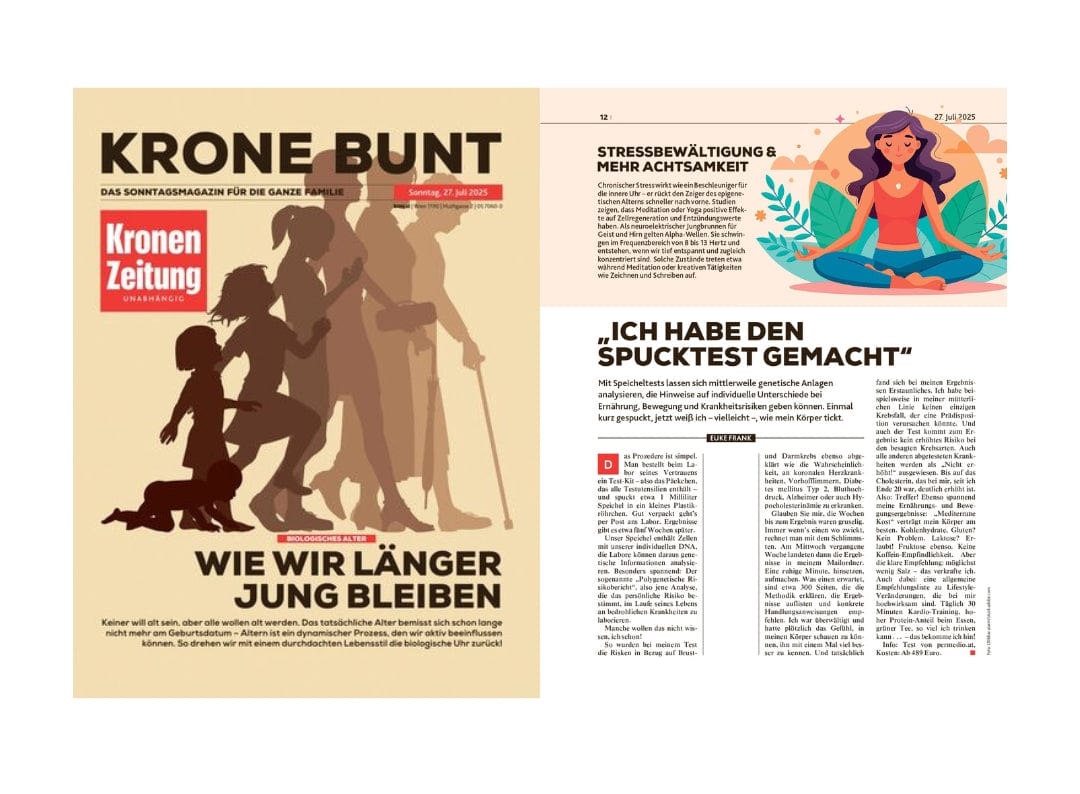 Permedio Artikel in der Krone Bunt