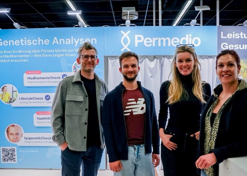 Das Permedio Team auf der Fibo Messe