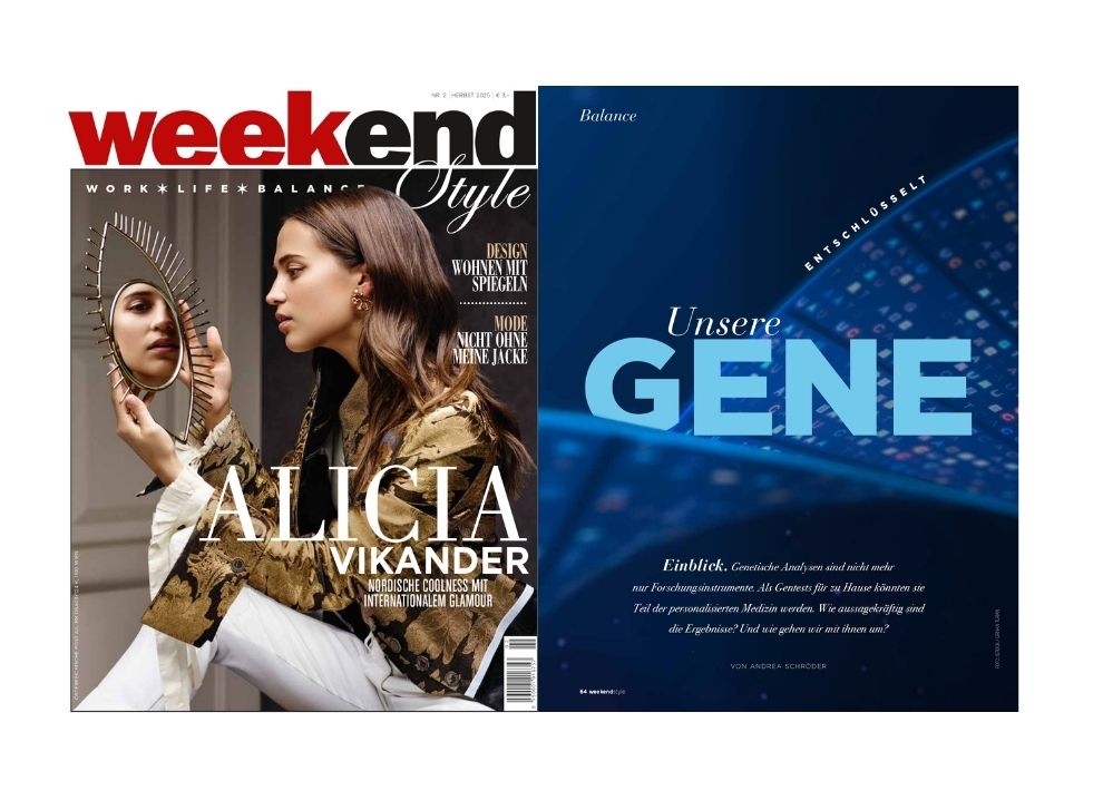 Weekend Style Cover, Permedio, Genanalyse, Personalisierte Medizin