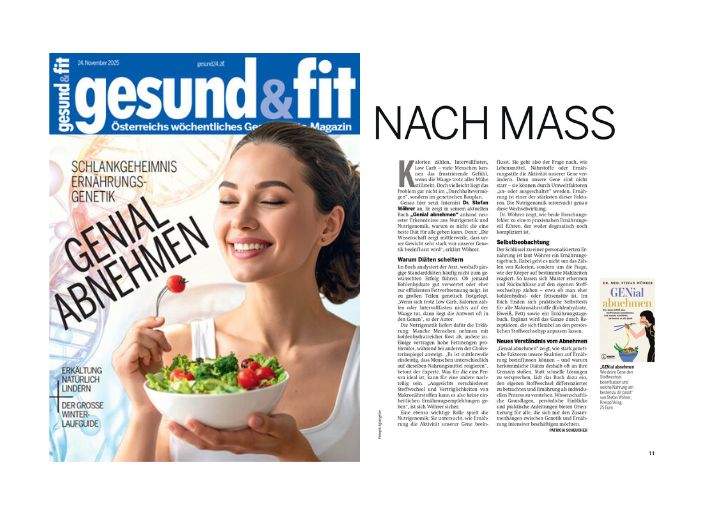 Buch GENial abnehmen Nutrigenomik gesund&fit